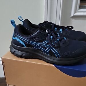 Asics Black and Blue Sneakers